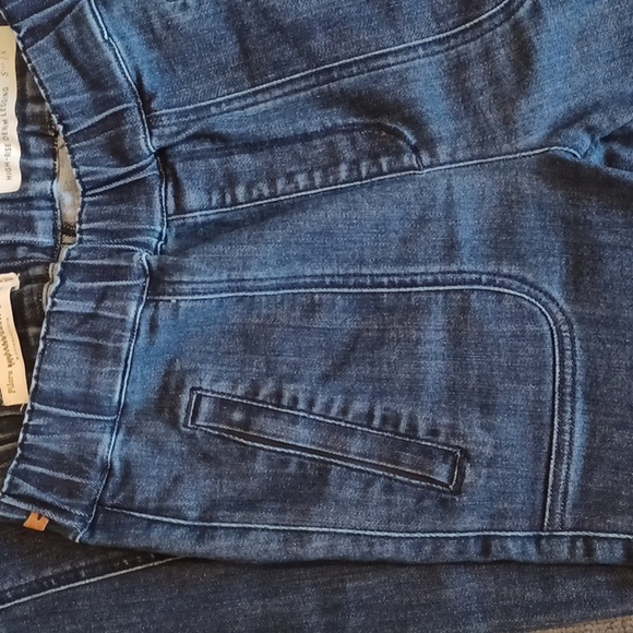 Anthro Pilcro & the Letterpress High Rise Denim Legging / Jeans Small - Picture 6 of 15